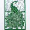 Peacock A3 Lino Print - Image 4